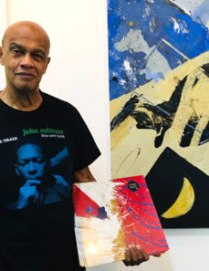 Allie Mcghee in his studio.